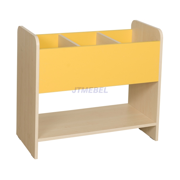 Biblioteczka z przegrodami