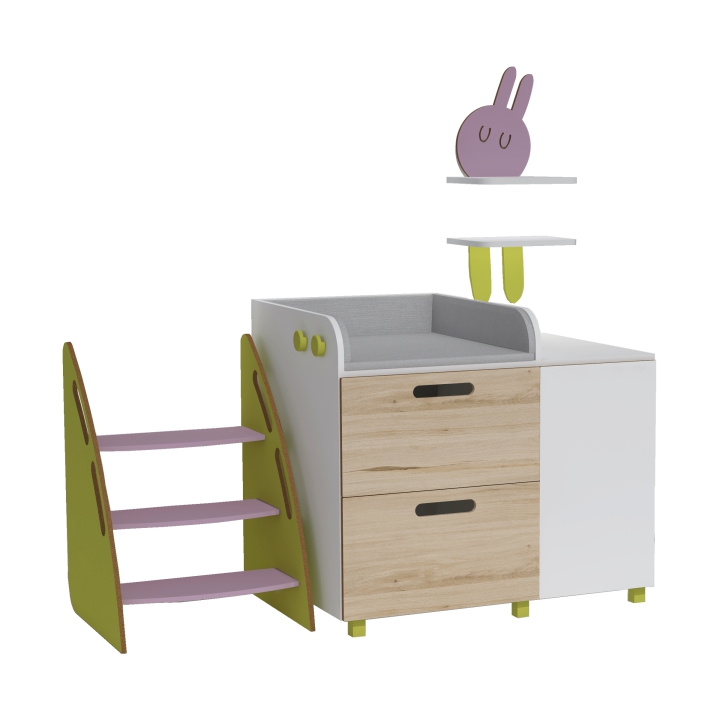 Przewijak BUN10 dla placówek edukacyjnych, żłobków oraz przedszkoli