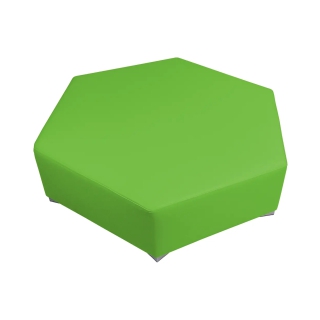 Siedzisko sześciobok Emi, strefa wypoczynku dla dzieci, piankowe siedzisko