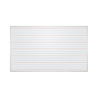 Tablica szkolna pow. ceramiczna z liniaturą - biały