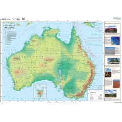 Australia - ścienna mapa...