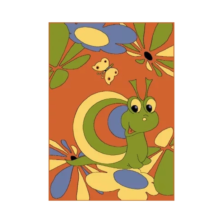 Dywan Maciuś - terakota | Certyfikat "Bezpieczny dla dziecka"