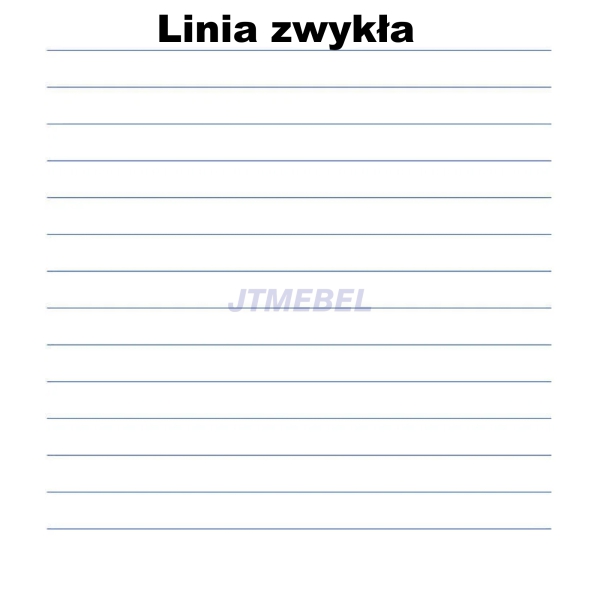 Nakładka magnetyczna tablicowa - linia zwykła