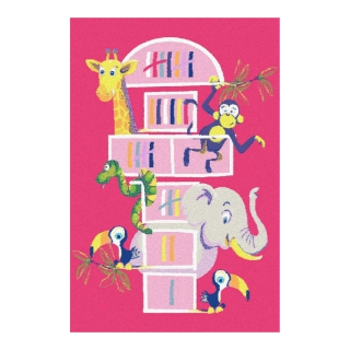 Dywan Funky Top Tom - amarant | Dywan sensoryczny w żłobku