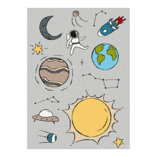 Dywan Funky Top Cosmic - szary