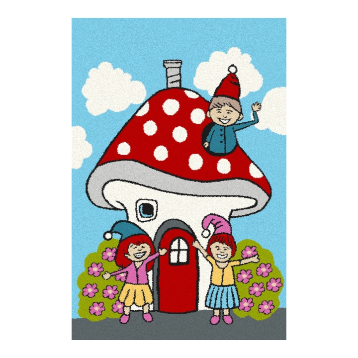 Dywan Funky Top Skrzaty - błękit