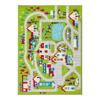 Dywan sensoryczny Funky Top Super Miasto S - limonka