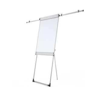 Flipchart StarBoard, docisk na papier, mobilna podstawa 70x70 cm