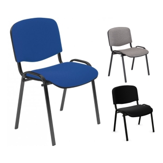 Krzesło OSI tapicerowane czarny stelaż Promocja