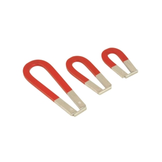 Magnesy podkowiaste 3 szt. | Pomoce dydaktyczne do pracowni fizycznej