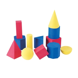 Bryły geometryczne z pianki | Pomoce dydaktyczne do matematyki