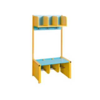 Kolorowa szatnia do przedszkola Przedszkolak D3, półka na buty