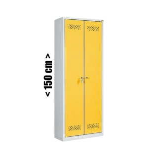 Szafka szkolna ubraniowa KM100 wys. 150 cm, certyfikowany producent mebli szkolnych