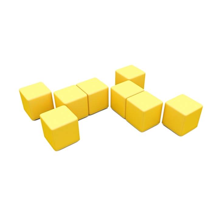 Pufa Tomi, kwadratowe siedzisko w trzech rozmiarach | Darmowa dostawa dla szkół i placówek publicznych