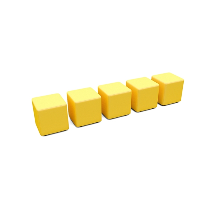 Pufa Tomi, kwadratowe siedzisko w trzech rozmiarach | Darmowa dostawa dla szkół i placówek publicznych