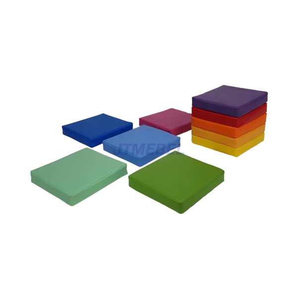Zestaw klocków piankowych - Poduszki kwadratowe 35x35x5cm - 10 szt.