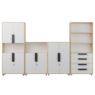 Zestaw regałów szkolno-biurowych JET1 | Darmowa dostawa dla szkół i placówek oświatowych