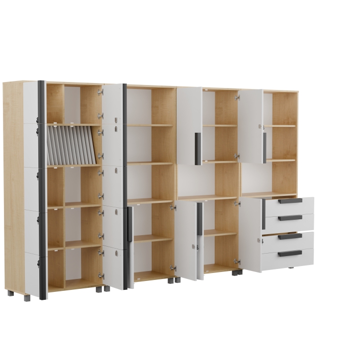 Zestaw regałów JET2 | Darmowa dostawa dla szkół i placówek oświatowych