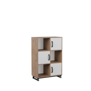 Regał biurowy na stalowej podstawie Office ROF05 | Darmowa dostawa dla szkół i placówek oświatowych