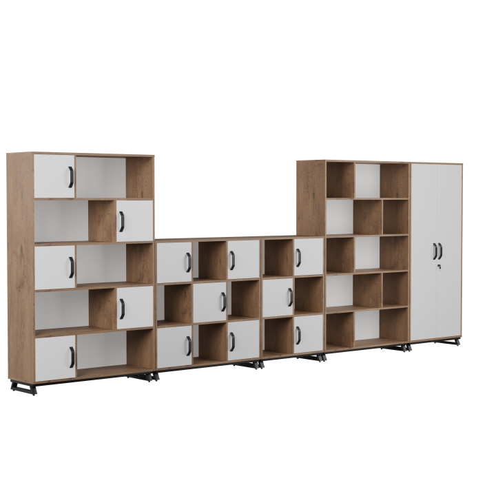 Zestaw mebli biurowych ROF1 na stalowej podstawie | Darmowa dostawa dla szkół i placówek oświatowych